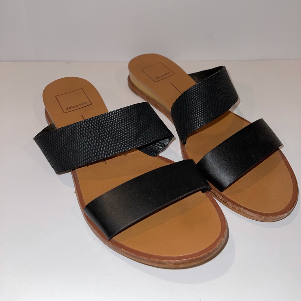 Dolce Vita Black Wedge